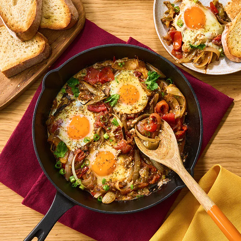 Tchoutchouka à la poêle