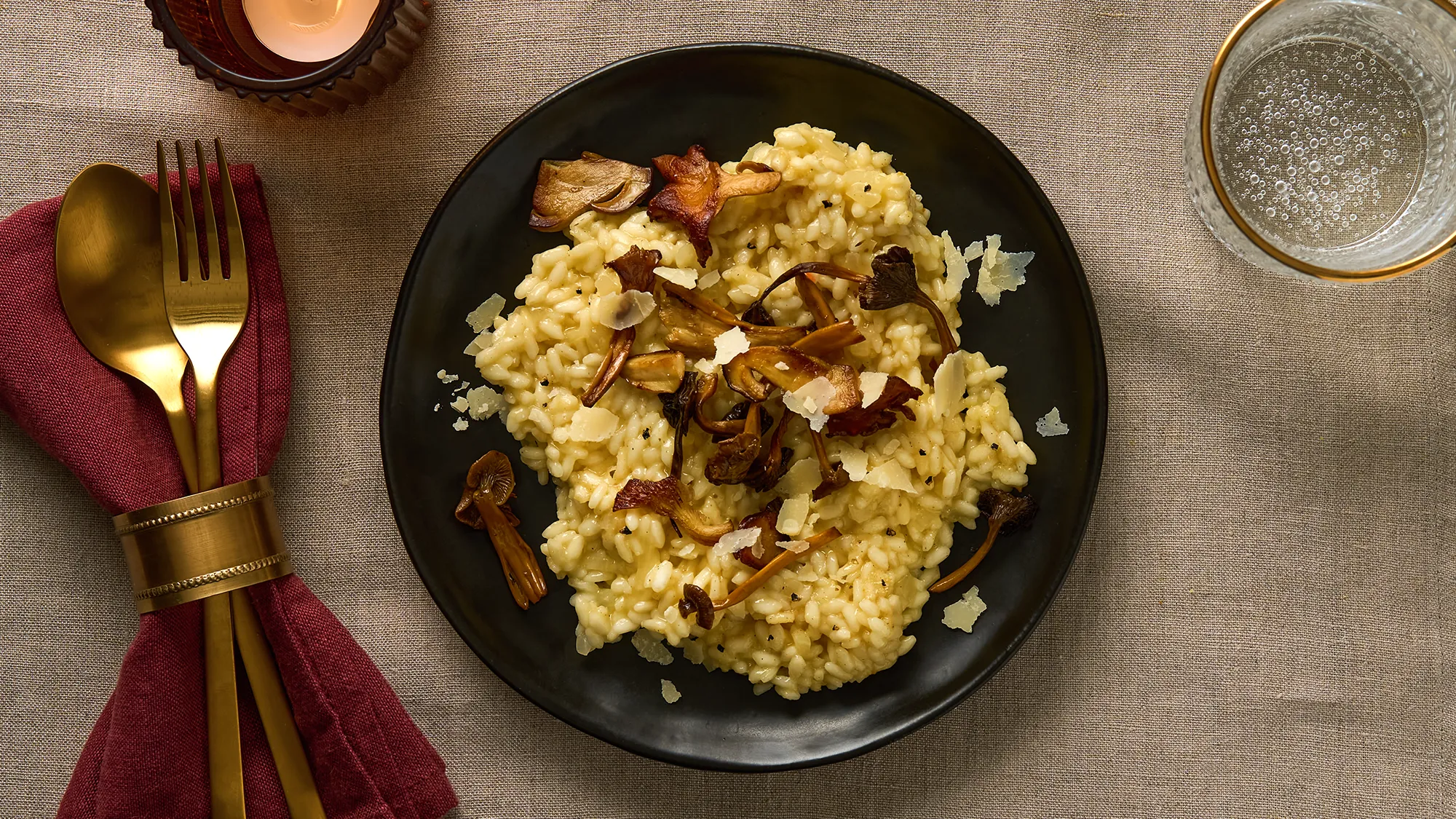Risotto forestier à la truffe
