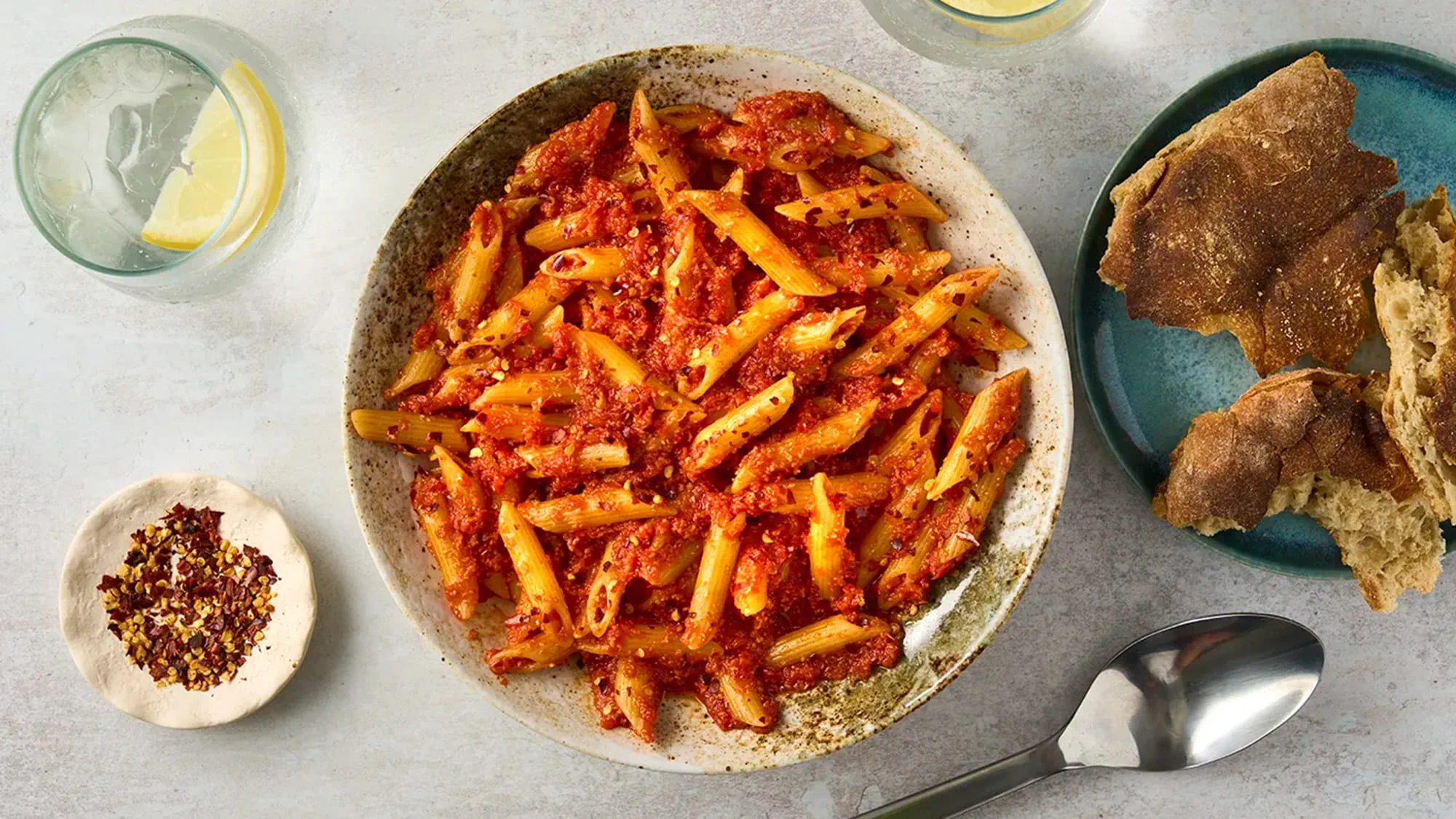 Pâtes arrabbiata