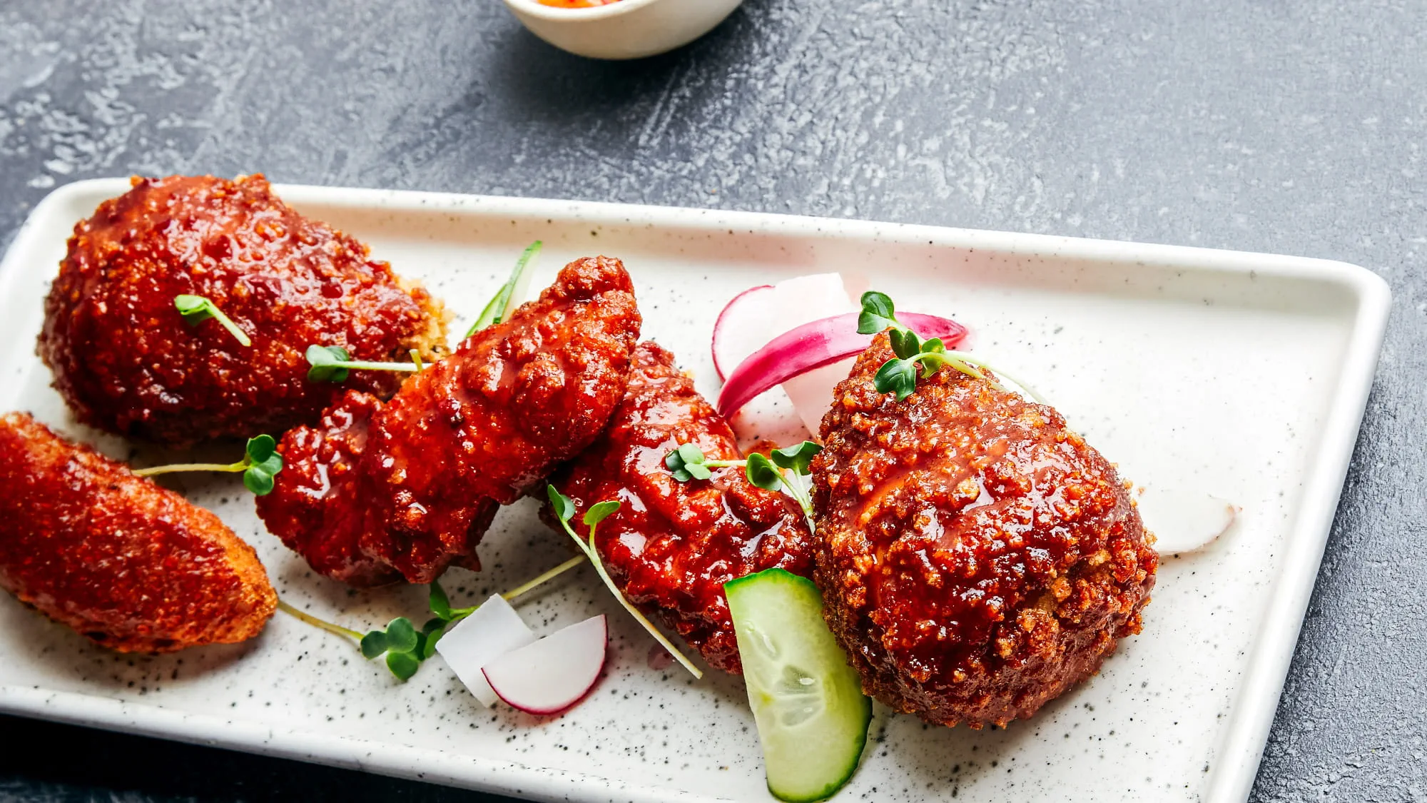 Poulet glacé à la Coréenne