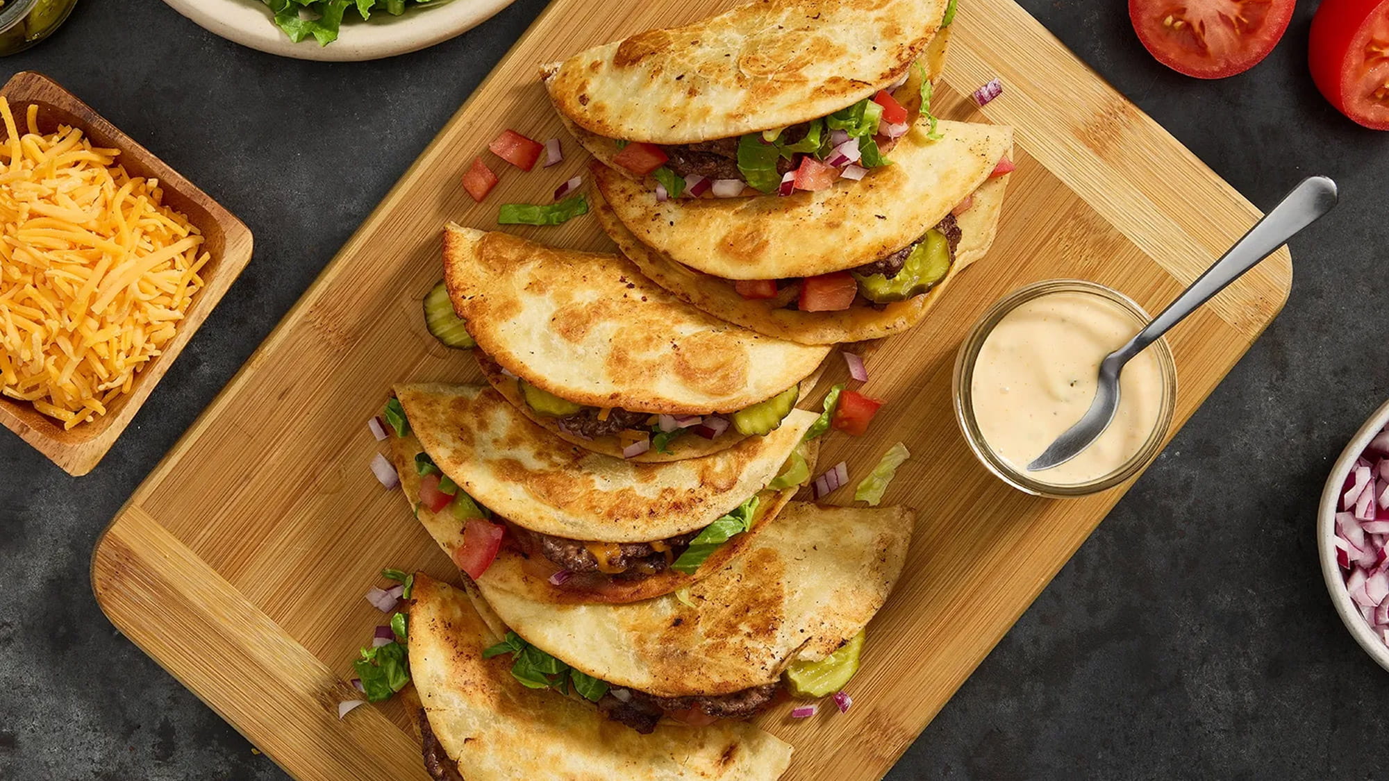 Tacos façon smash burger