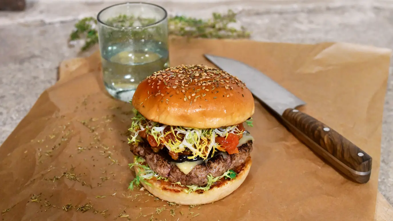 Burger provençal
