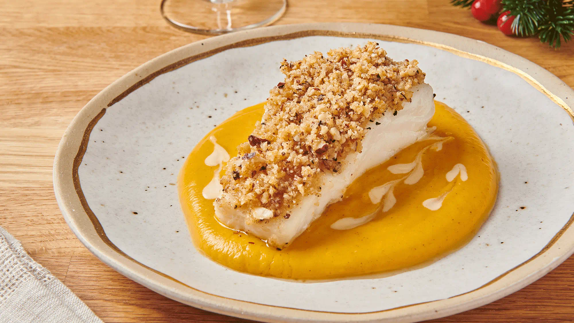 Cabillaud au Butternut et a la Cannelle