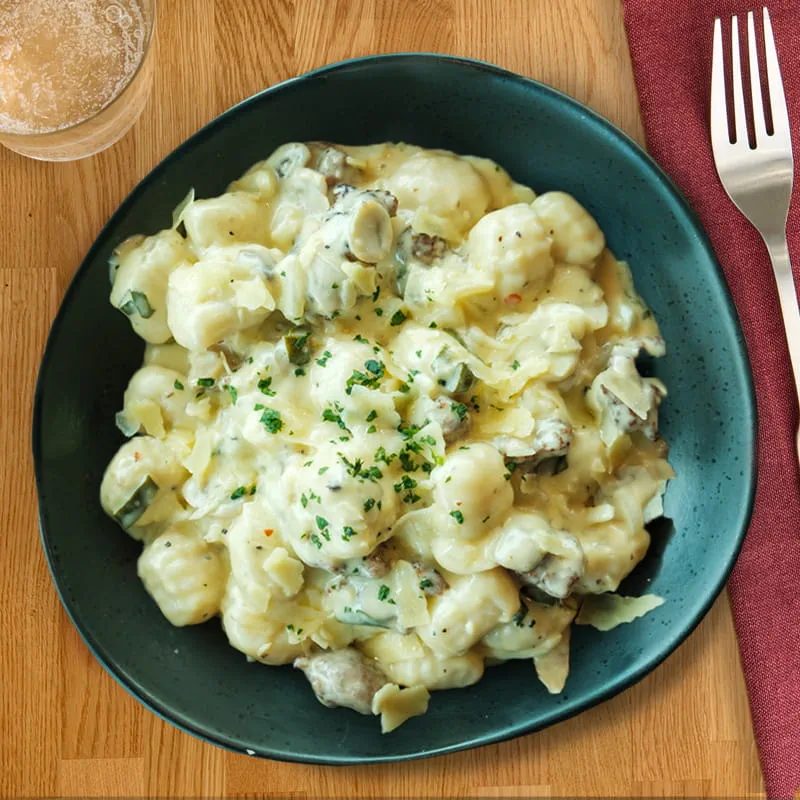 One pot crémeux au poulet et gnocchi